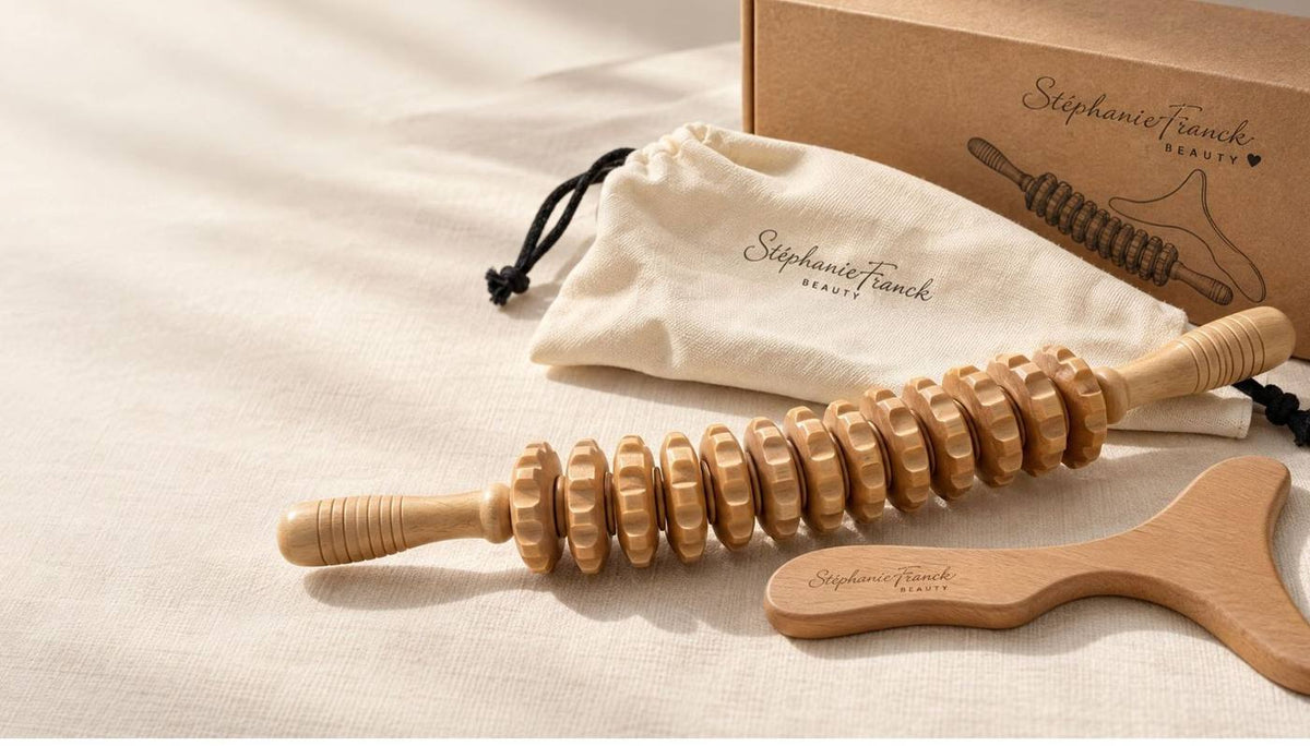 Duo roller en bois et gua sha Madero